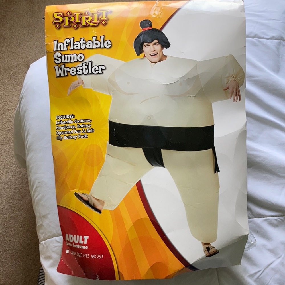 Inflatable Sumo wrestler costume Like new